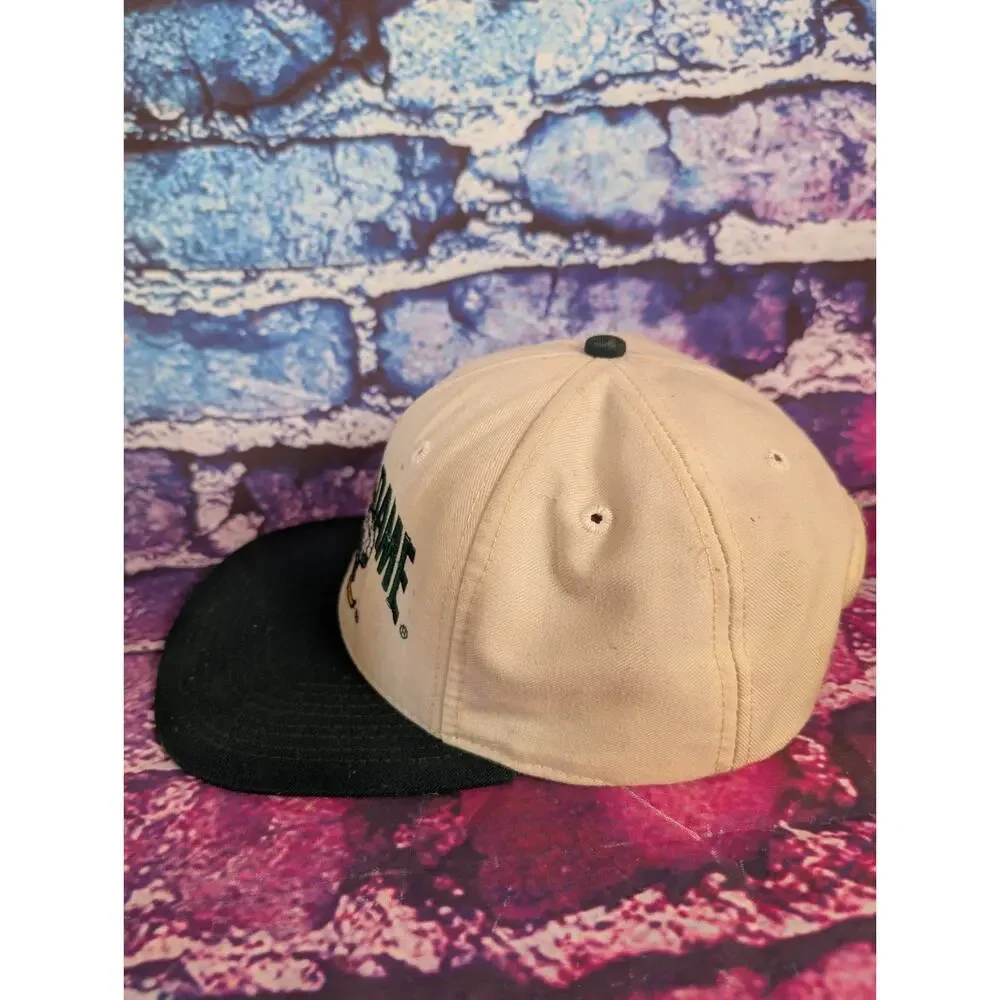 Vintage 90s Notre Dame Fighting Irish University Square Snapback Hat